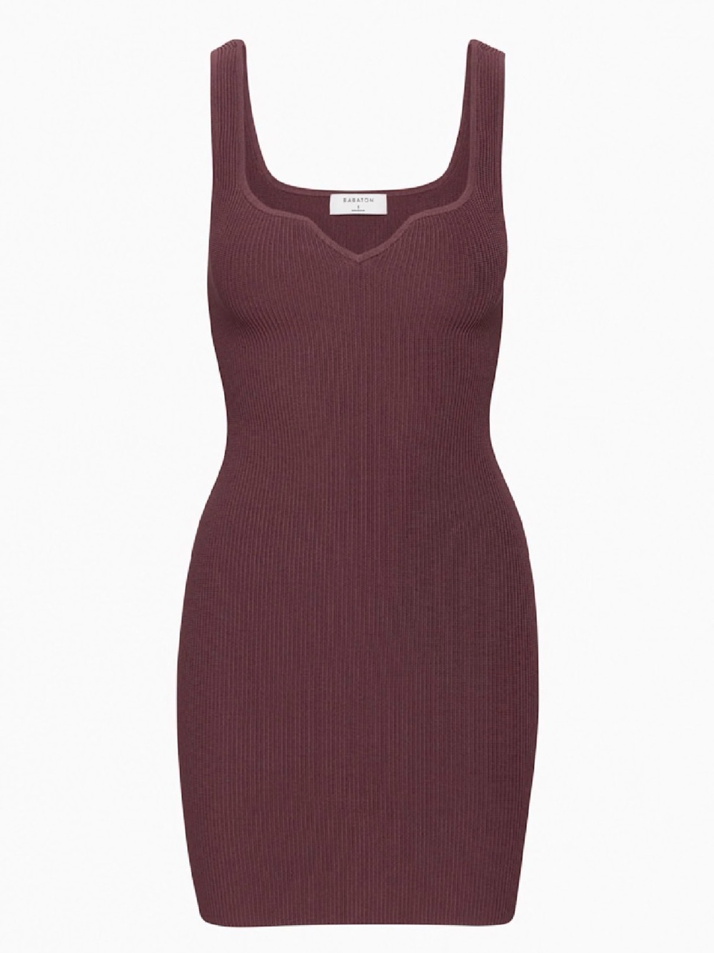 Aritzia Babaton Sculpt Knit Notch Dress - Picture 3 of 8